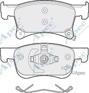 PLAQUETTE DE FREIN AV=GDB2091
