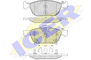 PLAQUETTE DE FREIN AV=GDB3600