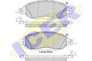 PLAQUETTE DE FREIN AV