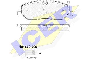 PLQUETTE DE FREIN AV=GDB1631
